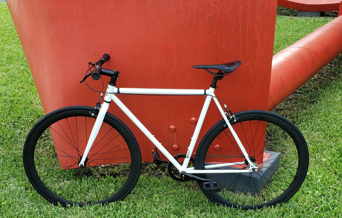 Golden Cycles Shocker White Fixed Gear Single Speed Fixie Bike Bicycle 41cm-63cm 