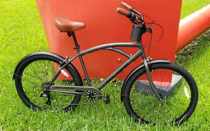 Disipar Municipios espada Gray Cruiser Bike 26″ / Bike fits most 5'4″ to 6'0″ persons in height –  TicSpin Market