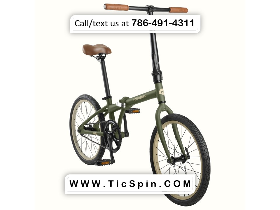 Judd Folding Bike Single Speed TicSpin Market