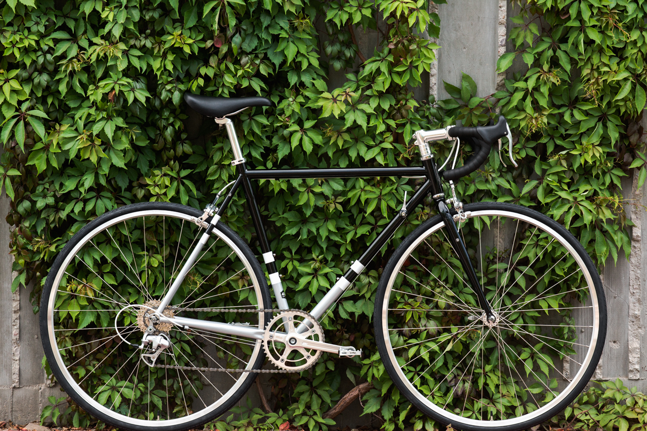 State Bicycle Co. 4130 ROAD - BLACK & METALLIC - (8-SPEED) - Image 12
