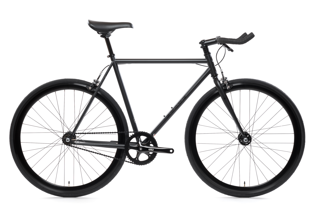 all black fixed gear bike