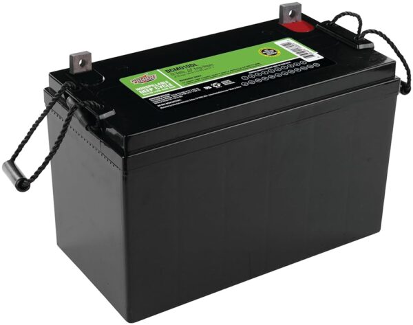 Interstate Batteries 12V 100Ah 110Ah (L Terminal) Deep Cycle Mobility Battery Group 29 VRLA SLA AGM, Rechargeable Replacement for Campers, RVs, Trailers, Wheelchairs (DCM0100L)…