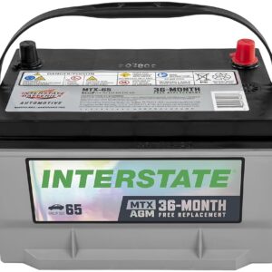 Interstate Batteries Automotive Battery 12V 68Ah (Group Size 65) 750CCA SLI AGM Auto Battery Replacement for Cars, SUVs, Sedans, Trucks (MTX-65)