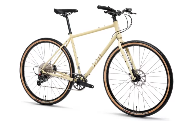 State Bicycle Co.  4130 All-Road - Flat Bar - Dromedary Tan (12 Speed / UDH) - Image 17