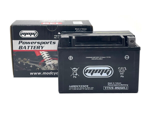 Battery YTX9-BS (Factory Sealed, Activated) **GEL CELL** - Image 2