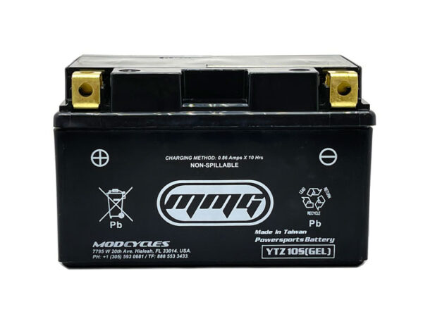 Battery YTZ10S (Factory Sealed, Activated) **GEL CELL** - Image 3
