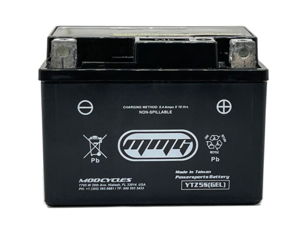 Battery YTZ5S (Factory Sealed, Activated) **GEL CELL** - Image 3
