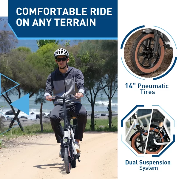 Hiboy U2 Ultra Electric Scooter with Dual-Suspension - Image 7