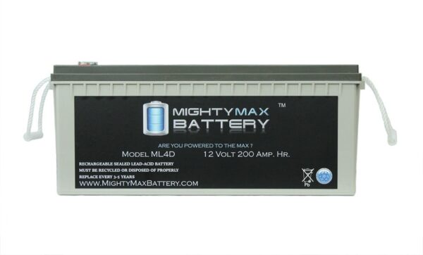 Sealed Lead-Acid - AGM-type, 12V, 200 Amps Internal Thread Battery - Image 3
