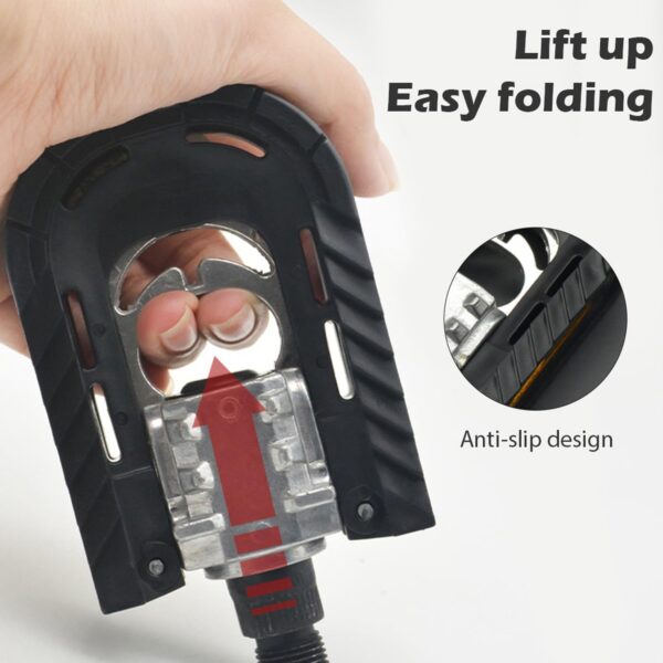 Bike Pedals Folding Bike Pedals, 9/16" - Image 4