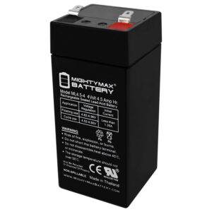 ML4.5-4 - 4 Volt 4.5 AH, F1 Terminal, Rechargeable SLA AGM Battery