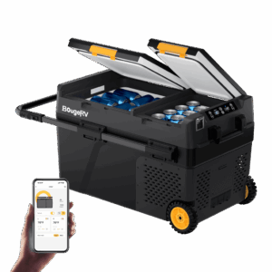 BougeRV CRD2 43QT Dual Zone 12V Portable Fridge Freezer