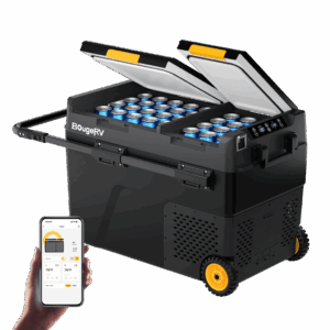 BougeRV CRD2 52QT Dual Zone 12V Portable Fridge Freezer