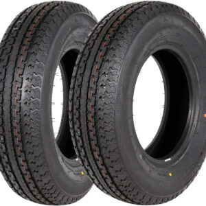 Durun ST175/80R13 Radial Trailer Tire, ST175/80-13 175 80R13, 6 Ply Load Range C, 91N Set of 2