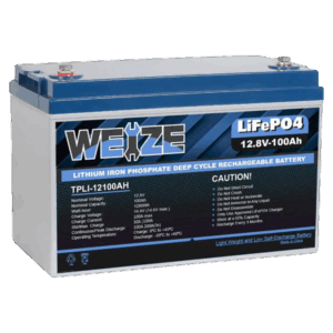 SALE - WEIZE 12V 100Ah 1280Wh Lithium Battery, Group 31 Deep Cycle LiFePO4 Battery
