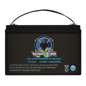 Viper by Mighty Max Battery VP-2400 - 12 Volt 110 AH, Internal (INT) Terminal, 2400 Watt Car Audio High Current Power Cell Battery