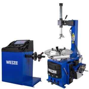 WEIZE 2 HP Swing Arm Tire Changer Wheel Balancer Combo