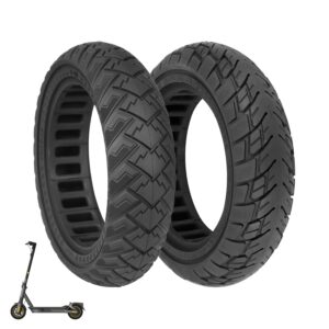 ulip 60/65-6.9 Solid Tire Scooter Rear Wheels 60/70-6.5 Solid Tire Scooter Front Wheels for Ninebot Max G2 G65 Scooter Off-Road Solid tire(2PCS)