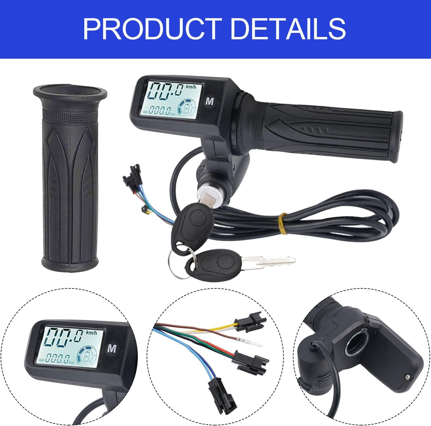 GOTRAX Flex Ultra NEW (KEY) Electric Scooter Throttle Set - Image 3