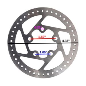 GXL V2 / RIVAL / APEX / APEX XL / XR / XR ULTRA / XR ELITE Scooter Brake Rotor 110mm