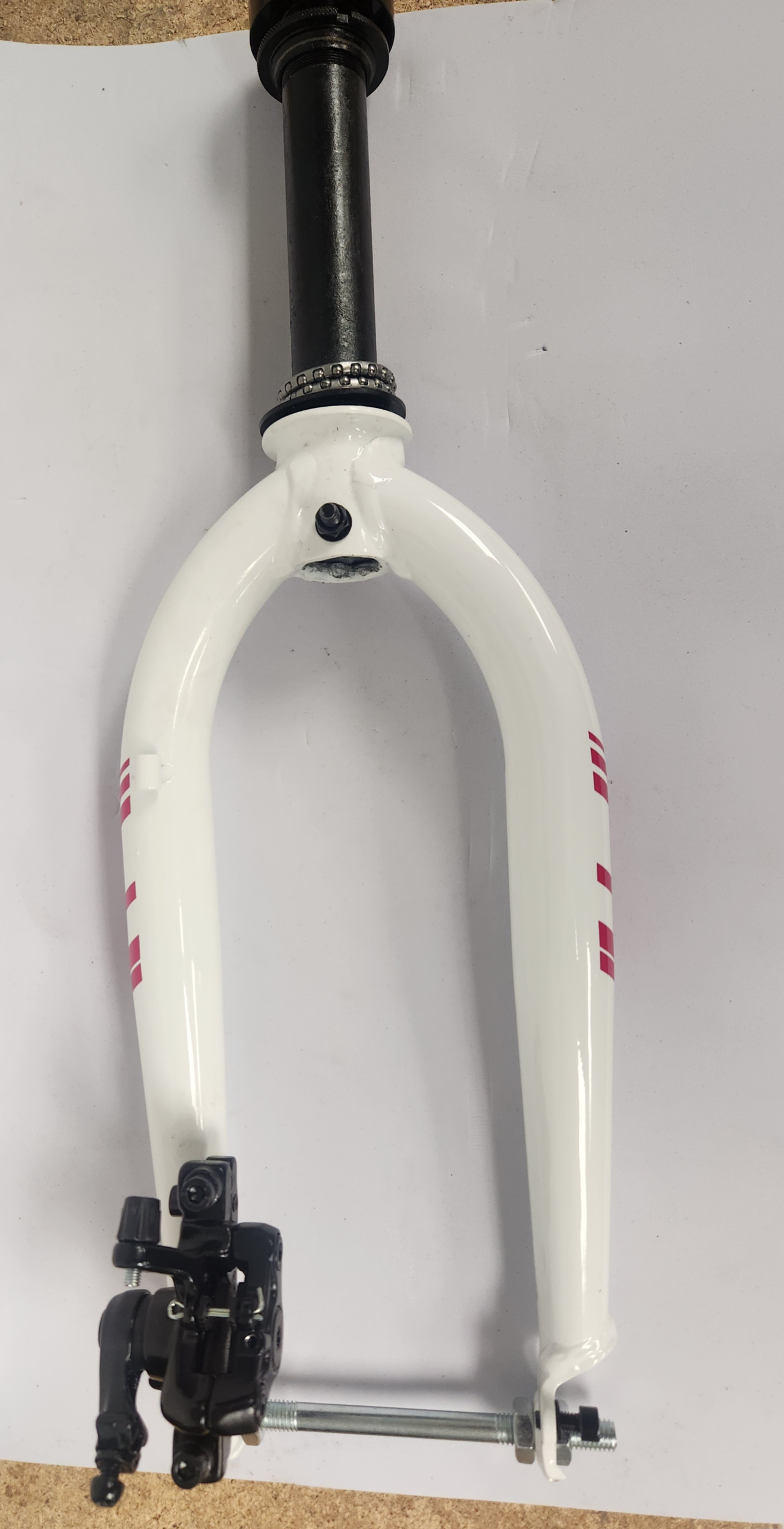 GOTRAX F1 / R1 FRONT FORK ASSEMBLY - WHITE - Image 2
