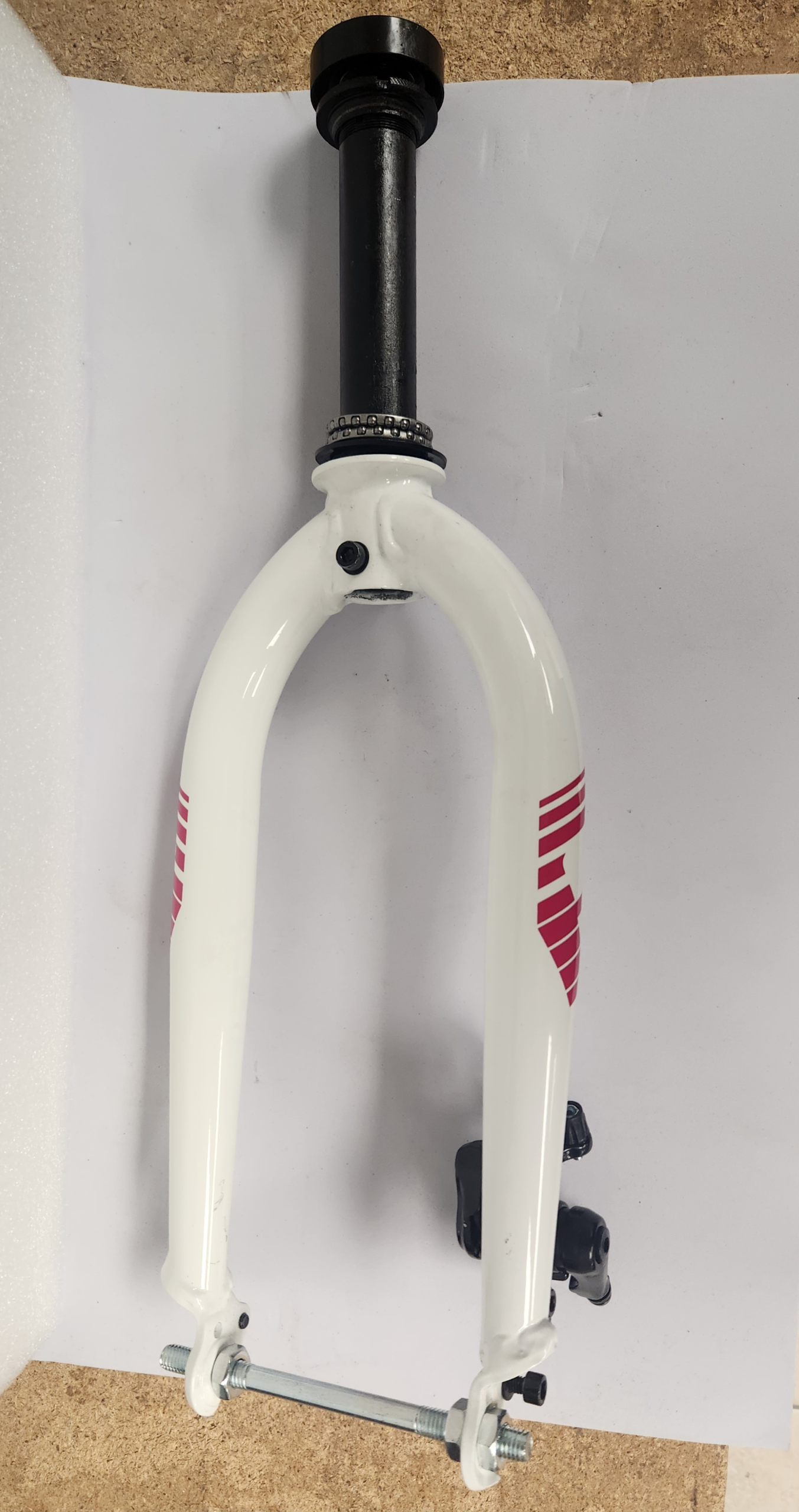 GOTRAX F1 / R1 FRONT FORK ASSEMBLY - WHITE - Image 3