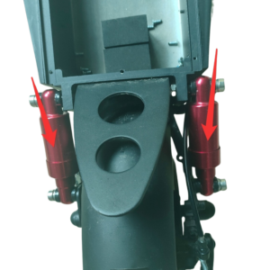 Rear shock absorber (one) for iX4 Scooter