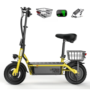iScooter F2 Electric Scooter with Seat 10" Pneumatic Tire