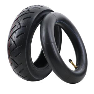 10inch Scooter Tire, 10x2.50 Inflatable Wheel Pneumatic Tire Compatible with Nanrobot D6/GOTRAX GMAX electric scooter