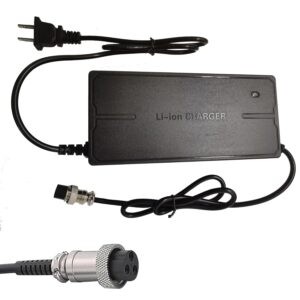 67.2V 3A 3 Prong Scooter Quick Charger, for Yume X11 Y11 M10, Kaabo Mantis 10, 10 Pro, V2/ VSETT 10+, 10+R/Apollo 60V Phantom, 60V Lithium Li-ion Battery Charger