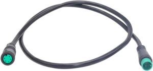 Wexplore Ebike extension cable for electric bike gear sensor, waterproof connector 2pin/3pin/5pin for extension of electric bike lights and screens