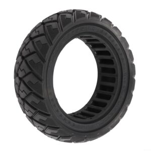 11Inch Scooter Rubber Tires, 90/65-6.5, Anti-Slip Off-Road, Solid Tire, for Zero 11X Electric Scooter, Wear-Resistant, Rubber, Replacement Wheel