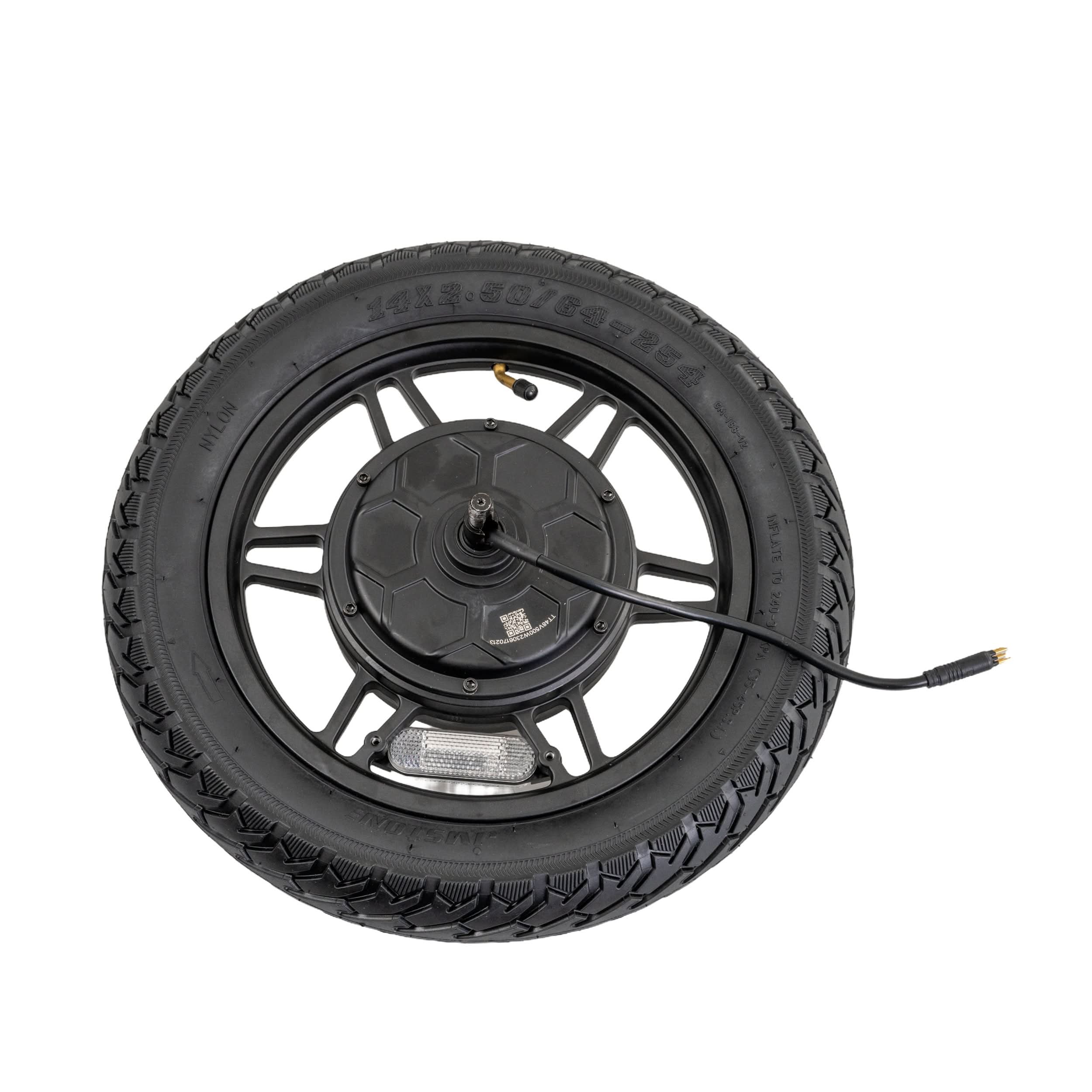 48 Volt 500 Watt Rear Wheel with Hub Motor & Brake Assembly for the GOTRAX Flex Electric Scooter