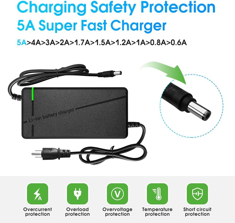 67.2V5A Charger with 6-in-1 Plug for 60V Lithium Battery Such as Electric scooters Electric bikes (67.2V5A-(6-in-1 Plug) - Image 4