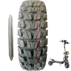 90/65-6.5 Off road Electric Scooter Tires for off Electric Scooters,11inch 90/65-6.5 tubeless tire replacement compatible with 5600w toursor electric scooter 11 tubeless tire...