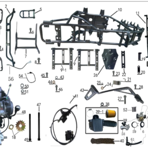 TAO Rack Supporting Bracket- Rear (RAPTOR 200)