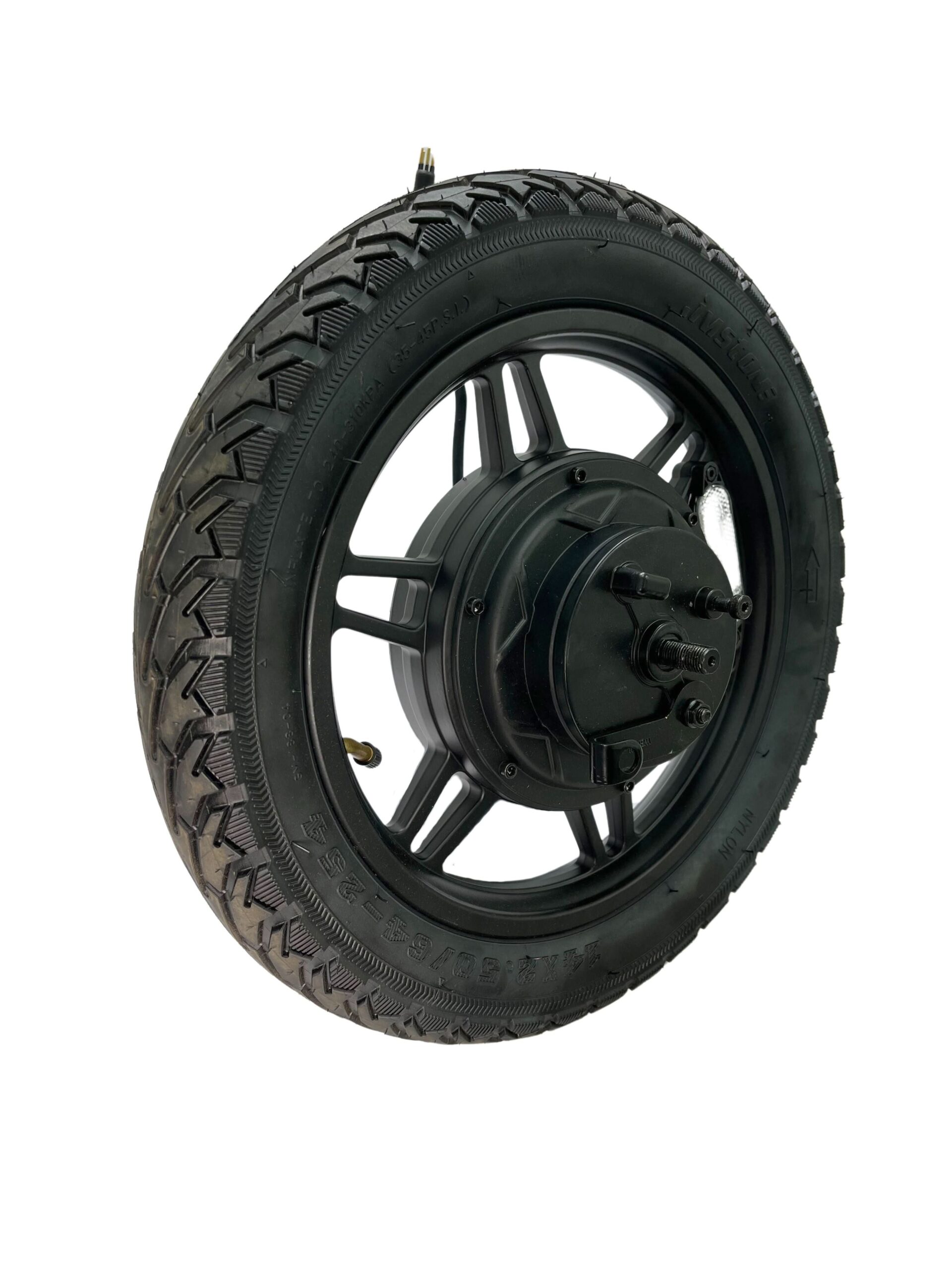 Rear Wheel with 350 Watt Hub Motor for the GOTRAX Astro Electric Scooter (Missing Brake)