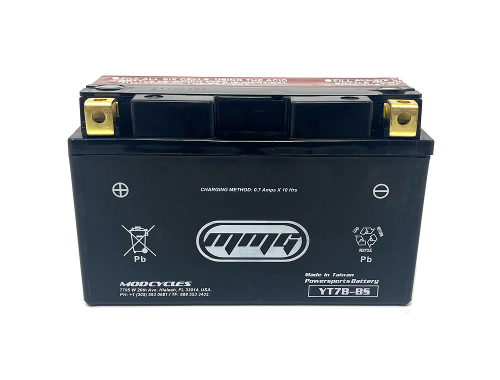 MMG YTX7B-BS Maintenance-Free Battery - 12V, 6.5Ah - Image 4