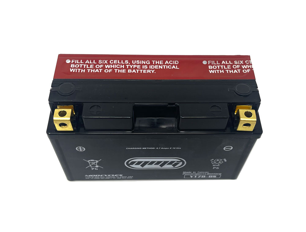 MMG YTX7B-BS Maintenance-Free Battery - 12V, 6.5Ah - Image 2