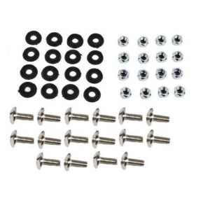 Body Fender Footrest Bolt and Nut Kit for ATV - 48 Pieces