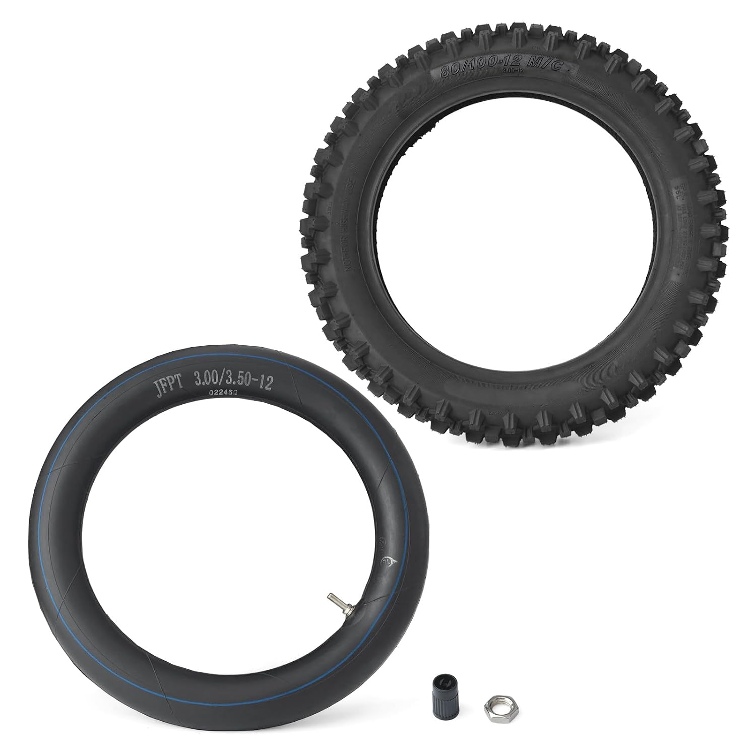 80/100-12 Rear Wheel Outer Tire Fit for Tuttio Soleil01 for Yozma IN10