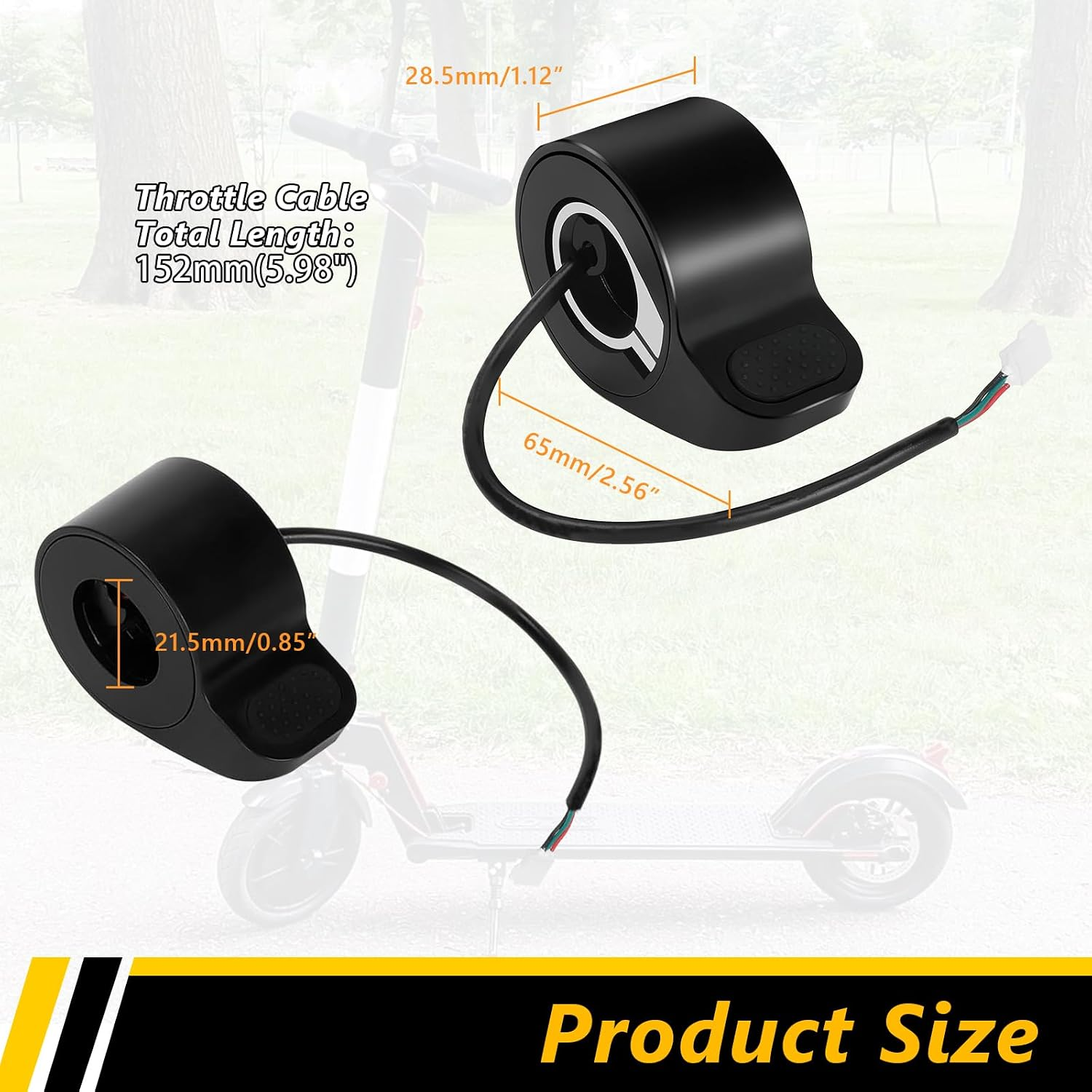 GOTRAX Apex Pro Thumb throttle - Image 2
