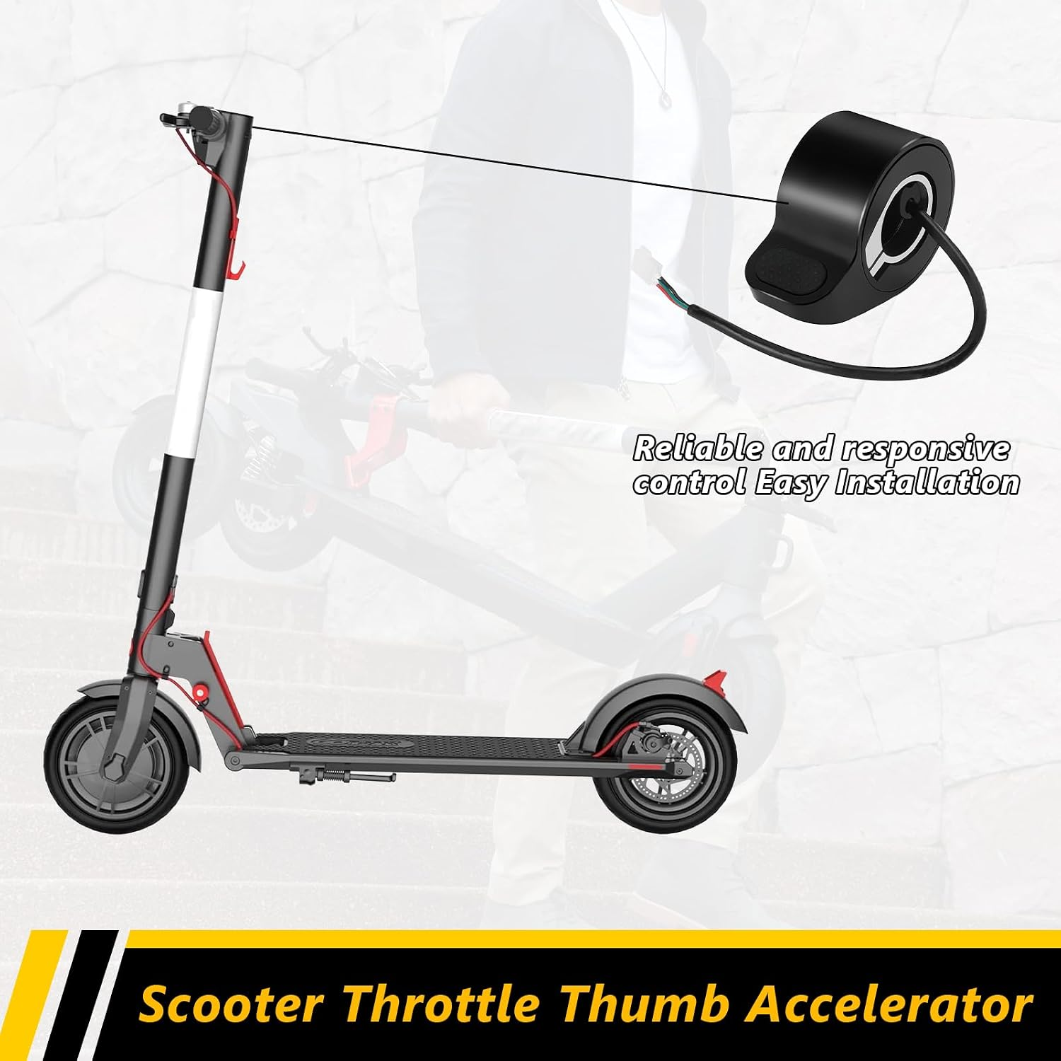 GOTRAX Apex Pro Thumb throttle - Image 5