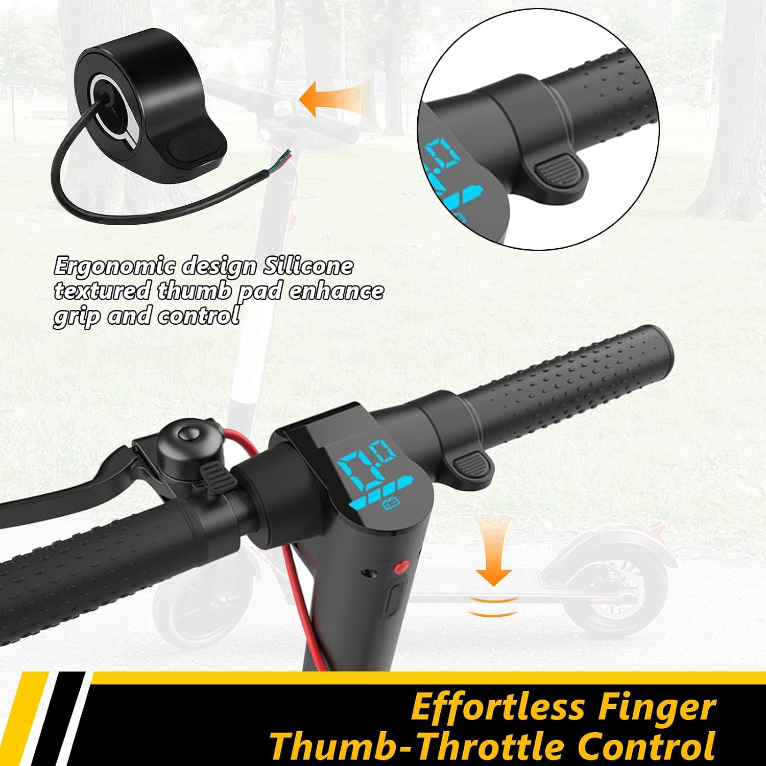GOTRAX Apex Pro Thumb throttle - Image 3