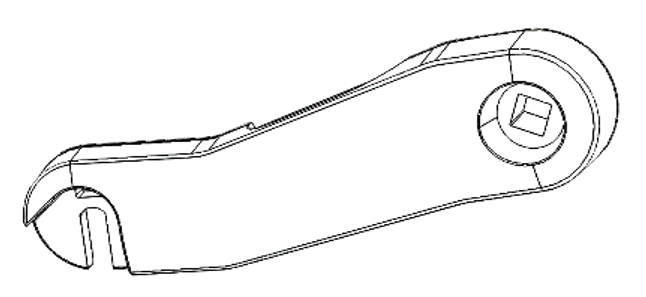 Dualtron Eagle Arm Rear Non-Brakeside