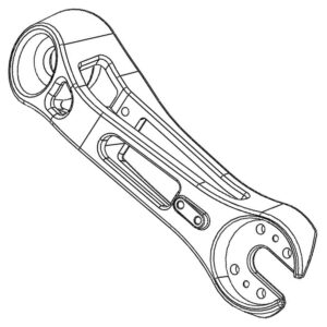 Dualtron Storm Limited Arm Rear Brakeside